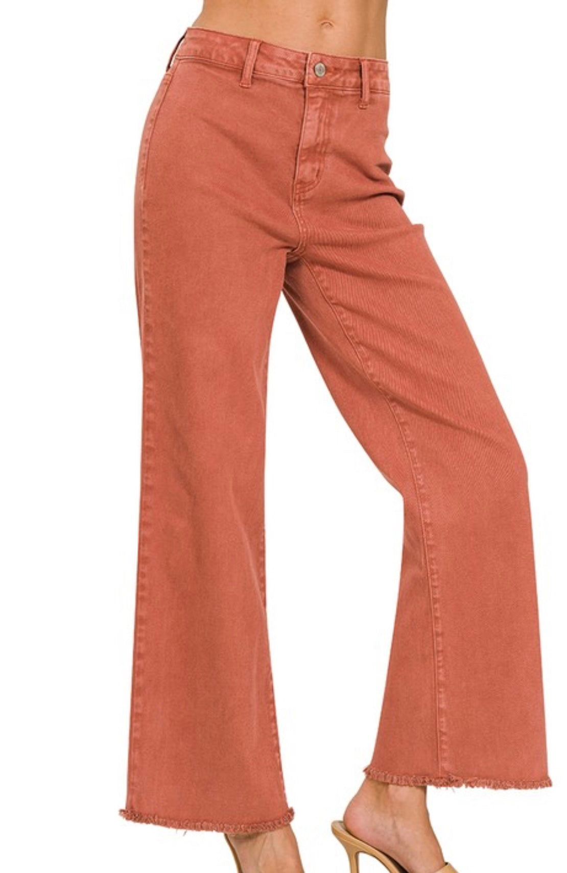 #1 Wide leg color jeans!
